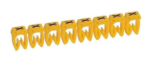 Маркер CAB 3 - для кабеля 4-6 мм² - заглавная буква X