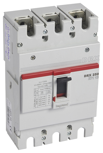 Силовой автомат Legrand DRX, 25кА, 3P, 150А
