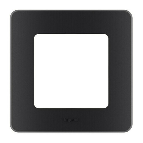 Рамка 1 пост Legrand INSPIRIA, антрацит, 673933